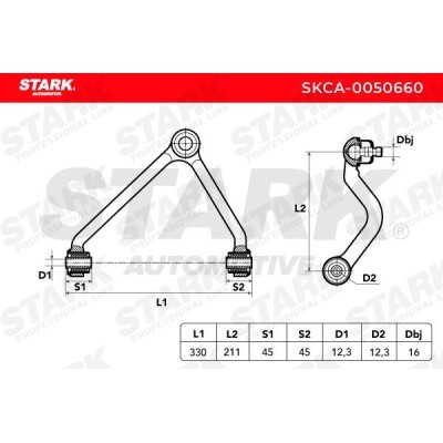 Control Arm Stark SKCA-0050660 SKCA-0050660 - photo 3