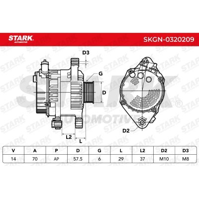 Alternator Stark SKGN-0320209 SKGN-0320209 - photo 7