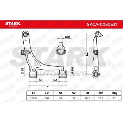 Control Arm Stark SKCA-0050537 SKCA-0050537 - photo 6