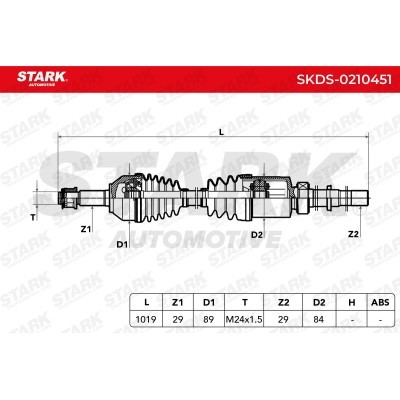 Drive Shaft Stark SKDS-0210451 SKDS-0210451 - photo 7