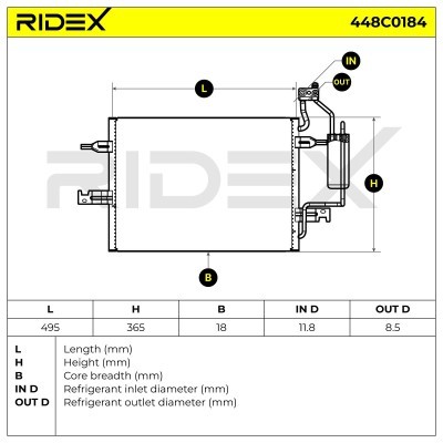 A/C condenser 448C0184 - photo 5