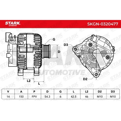 Alternator Stark SKGN-0320477 SKGN-0320477 - photo 5