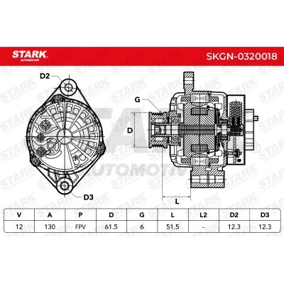 Alternator Stark SKGN-0320018 SKGN-0320018 - photo 7