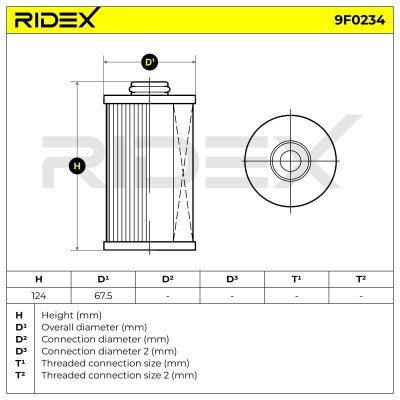 Fuel Filter RIDEX 9F0234 9F0234 - photo 5