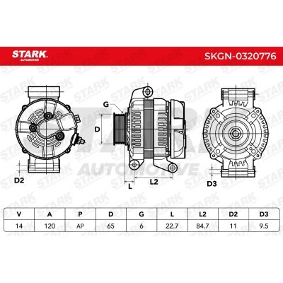 Alternator Stark SKGN-0320776 SKGN-0320776 - photo 7