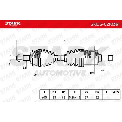 Drive Shaft Stark SKDS-0210361 SKDS-0210361 - photo 7