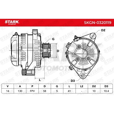 Alternator Stark SKGN-0320119 SKGN-0320119 - photo 7