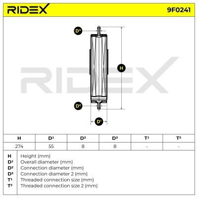 Fuel Filter RIDEX 9F0241 9F0241 - photo 6