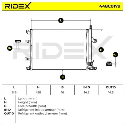 A/C condenser 448C0179 - photo 7
