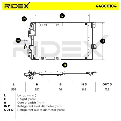 A/C condenser 448C0104 - photo 8