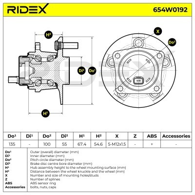 Wheel Bearing RIDEX 654W0192 654W0192 - photo 7