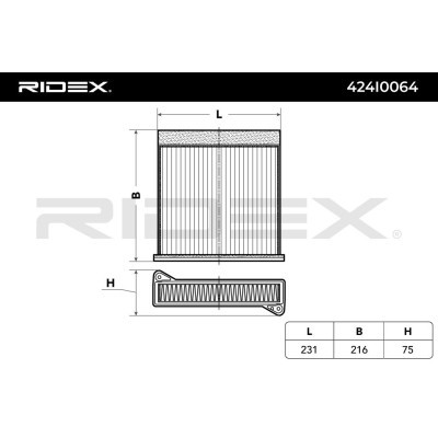 Cabin Air Filter RIDEX 424I0064 424I0064 - photo 5