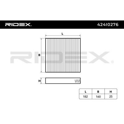 Cabin Air Filter RIDEX 424I0276 424I0276 - photo 6