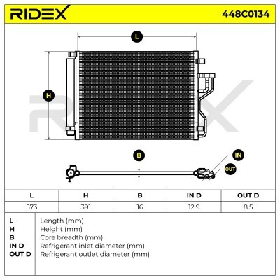 A/C condenser 448C0134 - photo 8