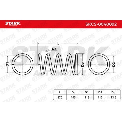 Suspension Spring Stark SKCS-0040092 SKCS-0040092 - photo 6