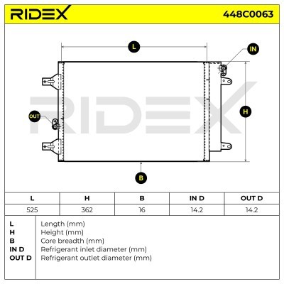 A/C condenser 448C0063 - photo 8