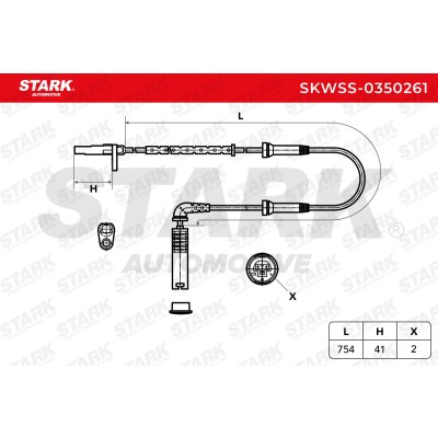 ABS Sensor Stark SKWSS-0350261 SKWSS-0350261 - photo 5