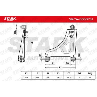Control Arm Stark SKCA-0050731 SKCA-0050731 - photo 6