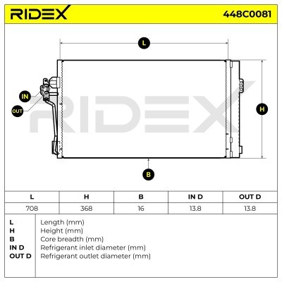 A/C condenser 448C0081 - photo 8