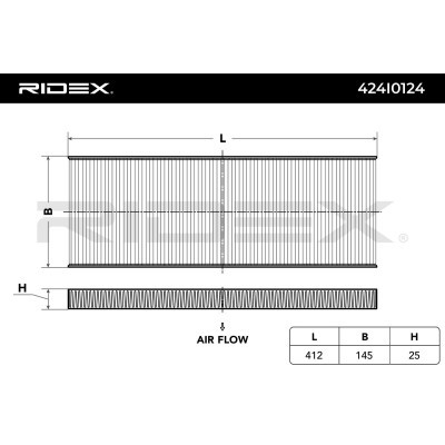 Cabin Air Filter RIDEX 424I0124 424I0124 - photo 5