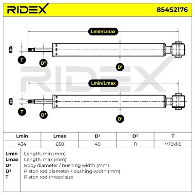Shock Absorber RIDEX 854S2176 854S2176 - photo 9