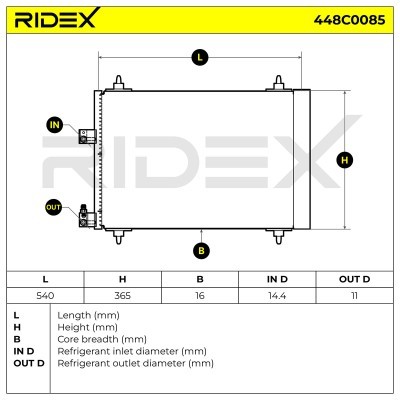 A/C condenser 448C0085 - photo 7