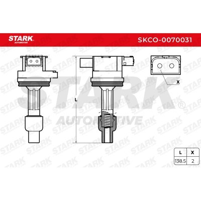 Ignition Coil Stark SKCO-0070031 SKCO-0070031 - photo 6
