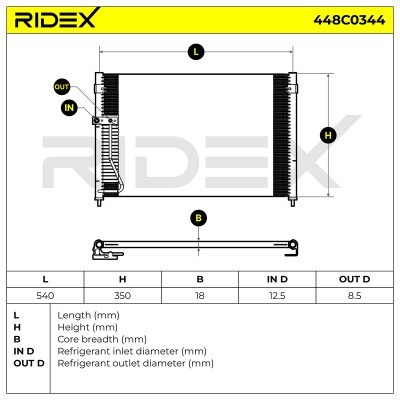 A/C condenser 448C0344 - photo 7