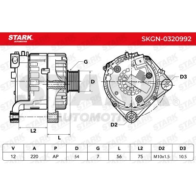 Alternator Stark SKGN-0320992 SKGN-0320992 - photo 6