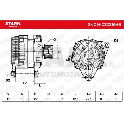 Alternator Stark SKGN-03221646 SKGN-03221646 - photo 5