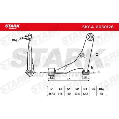 Control Arm Stark SKCA-0050126 SKCA-0050126 - photo 4