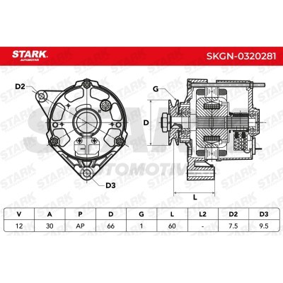 Alternator Stark SKGN-0320281 SKGN-0320281 - photo 7