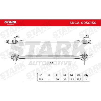 Control Arm Stark SKCA-0050150 SKCA-0050150 - photo 3