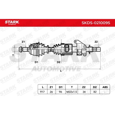 Drive Shaft Stark SKDS-0210095 SKDS-0210095 - photo 6