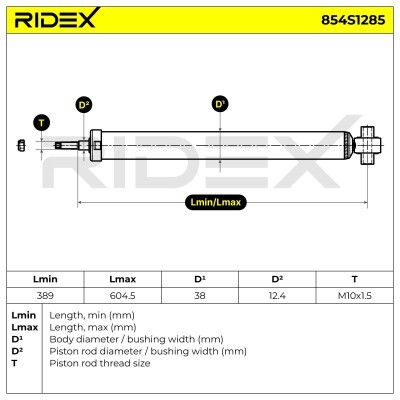 Shock Absorber RIDEX 854S1285 854S1285 - photo 6