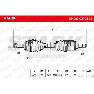 Drive Shaft Stark SKDS-0210343 SKDS-0210343 - photo 6