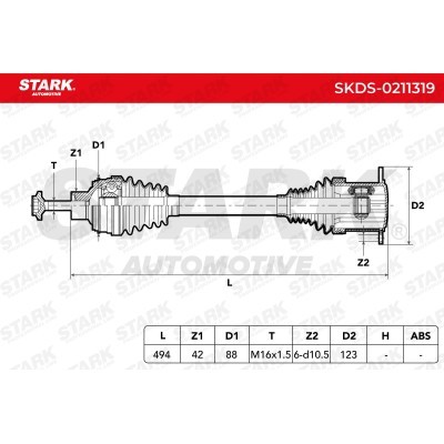 Drive Shaft Stark SKDS-0211319 SKDS-0211319 - photo 6