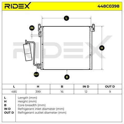 A/C condenser 448C0398 - photo 4