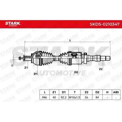 Drive Shaft Stark SKDS-0210347 SKDS-0210347 - photo 8