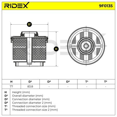 Fuel Filter RIDEX 9F0135 9F0135 - photo 5
