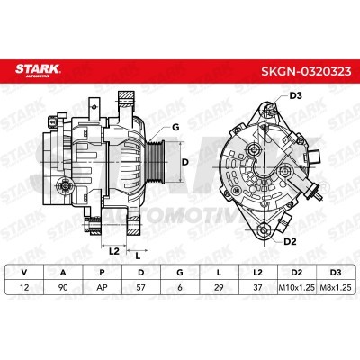 Alternator Stark SKGN-0320323 SKGN-0320323 - photo 7