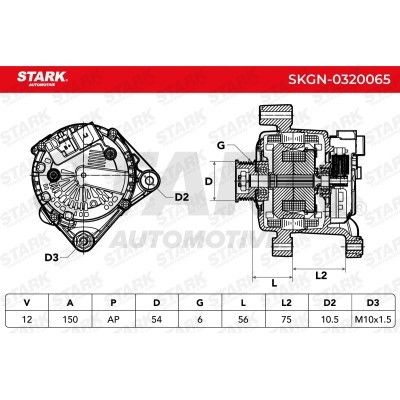 Alternator Stark SKGN-0320065 SKGN-0320065 - photo 5