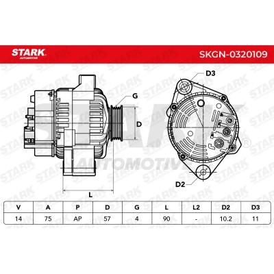 Alternator Stark SKGN-0320109 SKGN-0320109 - photo 7