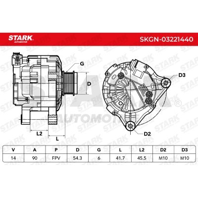 Alternator Stark SKGN-03221440 SKGN-03221440 - photo 6