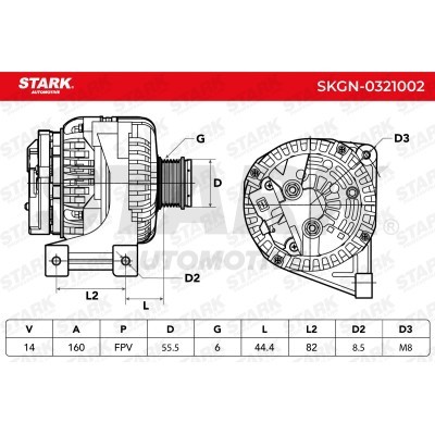 Alternator Stark SKGN-0321002 SKGN-0321002 - photo 7
