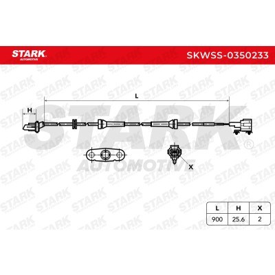 ABS Sensor Stark SKWSS-0350233 SKWSS-0350233 - photo 5