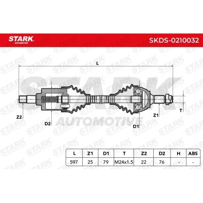 Drive Shaft Stark SKDS-0210032 SKDS-0210032 - photo 5