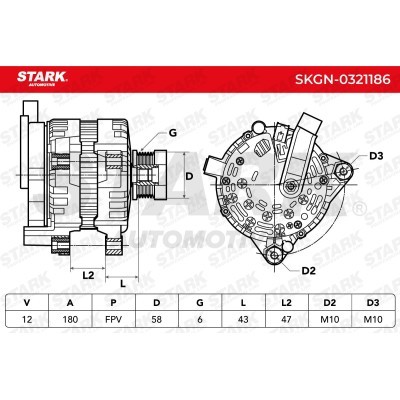 Alternator Stark SKGN-0321186 SKGN-0321186 - photo 7