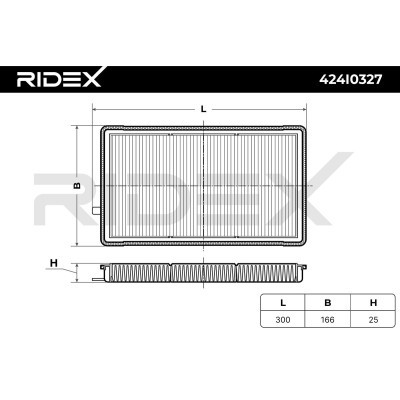 Cabin Air Filter RIDEX 424I0327 424I0327 - photo 5