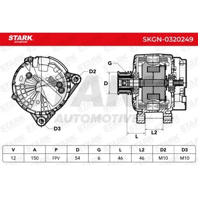 Alternator Stark SKGN-0320249 SKGN-0320249 - photo 6